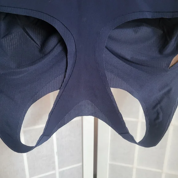 Soma Navy Sport Racerback Seamless Bra Sz L - Picture 6 of 9